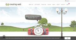 Desktop Screenshot of creating-web.com